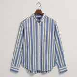 GANT Regular Fit Colorful Striped Shirt College Blue
