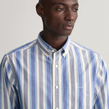 GANT Regular Fit Colorful Striped Shirt College Blue
