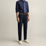 GANT Regular Fit Jeans In Dark Blue