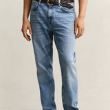 GANT Regular Fit Jeans Semi In Light Blue