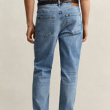 GANT Regular Fit Jeans Semi In Light Blue