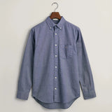 GANT Regular Fit Oxford Shirt In Persian Blue
