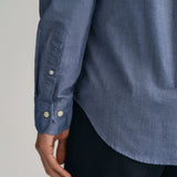 GANT Regular Fit Oxford Shirt In Persian Blue
