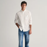 GANT Regular Fit Poplin Shirt In White