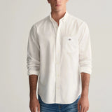 GANT Regular Fit Poplin Shirt In White