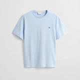 GANT Regular Fit Shield T-Shirt In Fresh Blue