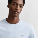 GANT Regular Fit Shield T-Shirt In Fresh Blue