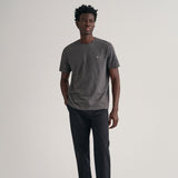 GANT Regular Fit Shield T-Shirt in Antracit Melange