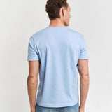 GANT Regular Fit Shield T-Shirt In Capri Blue