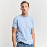 GANT Regular Fit Shield T-Shirt In Capri Blue