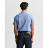 GANT Regular Fit Shield T-Shirt in Faded Denim