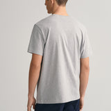 GANT Regular Fit Shield T-Shirt In Grey