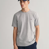 GANT Regular Fit Shield T-Shirt In Grey