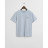 GANT Regular Fit Shield T-Shirt In Ice Blue Melange