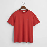 GANT Regular Fit Shield T-Shirt in Iron Red