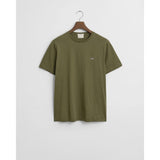 GANT Regular Fit Shield T-Shirt In Moss Green