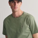 GANT Regular Fit Shield T-Shirt In Pastel Green