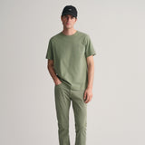 GANT Regular Fit Shield T-Shirt In Pastel Green