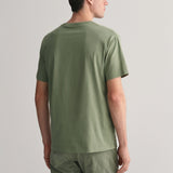 GANT Regular Fit Shield T-Shirt In Pastel Green