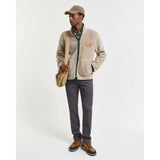 GANT Regular Fit Soft Twill Jeans In Antracite