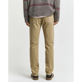 GANT Regular Fit Soft Twill Jeans In Woody Beige