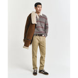 GANT Regular Fit Soft Twill Jeans In Woody Beige