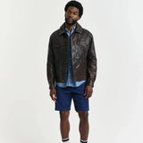 GANT Regular Fit Sunfaded Chino Shorts In Persian Blue