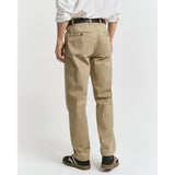 GANT Regular Fit Super Comfort Chinos In Dark Khaki