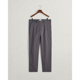 Gant Regular Fit Twill Chinos in Antracite