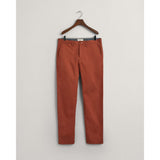 Gant Regular Fit Twill Chinos in Syrup Brown
