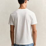 GANT Regular Graphic T-Shirt In Eggshell