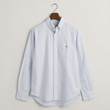 GANT Regular Oxford Banker Stripe Shirt In Light Blue