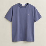 GANT Regular Shield T-Shirt Blue Horizon