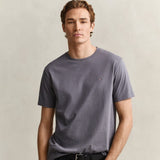 GANT Regular Shield T-Shirt In Mid Grey
