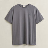 GANT Regular Shield T-Shirt In Mid Grey
