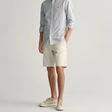 GANT Relaxed Fit Chino Shorts in Putty