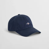 GANT Shield Cotton Twill Cap In Marine