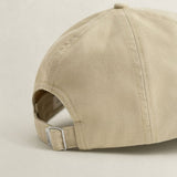 GANT Shield Cotton Twill Cap In Oat Beige