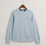 GANT Shield Crew Neck Sweatshirt in Dove Blue