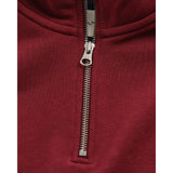 GANT Shield Half-Zip Sweatshirt In Plumped Red