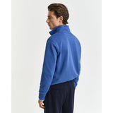 GANT Shield Half-Zip Sweatshirt In Rich Blue