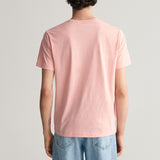 Gant Shield Short Sleeve T-Shirt in Bubbelgum Pink