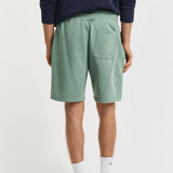GANT Shield Sweat Shorts in Kalamata Green