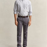 GANT Slim Fit Comfort Chinos In Dusky Anthracite
