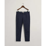 GANT Slim Fit Twill Chinos in Navy
