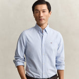 GANT Slim Stretch Oxford Shirt In Light Blue