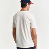 GANT Small Graphic T-Shirt in Cream