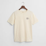 GANT Small Graphic T-Shirt in Cream