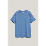 GANT Small Stripe T-shirt In Lapis Blue