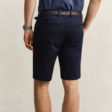 GANT Sport Chino Shorts Slim Fit In Evening Blue